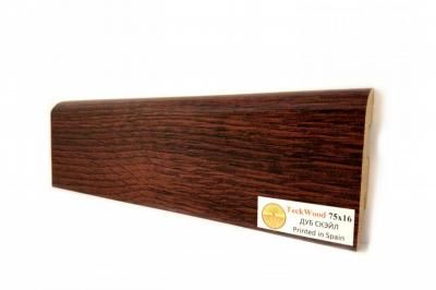 Плинтус МДФ TECKWOOD прямой Дуб Скейл 75х16х2150