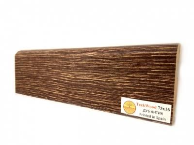 Плинтус МДФ TECKWOOD прямой Дуб Антик 75х16х2150