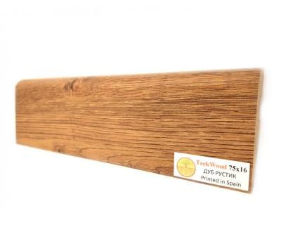 Плинтус МДФ TECKWOOD прямой Дуб Рустик 75х16х2150